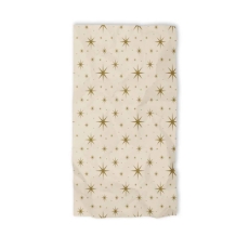 Golden Stars On Cream Tissue Paper