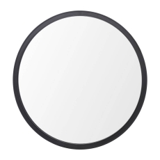 Laura Ashley Harrington Round Mirror Black