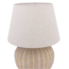 Laura Ashley Fernhill Large Table Lamp Matt Cream With Shade