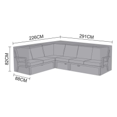 Apollo Left Hand Corner Dining Set Cover - 2024 Specification