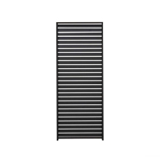 1m Louvred Aluminium Side Wall For Helios - Slate Grey