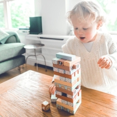 Orange Tree Toys Farmyard Animal Tumbling Tower