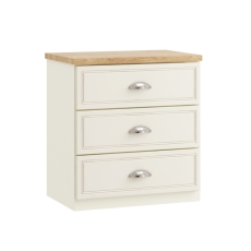 Maple 3 Drawer Midi Chest