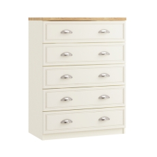 Maple 5 Drawer Chest