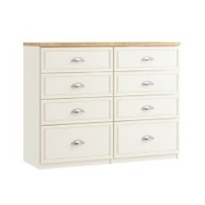 Maple 8 Drawer Twin Chest