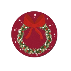Denby Joy Wreath Round Set Of 6 Coasters
