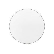 Boyton Round Mirror 80cm Silver