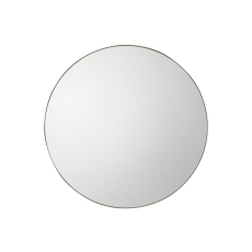 Boyton Round Mirror 80cm Champagne