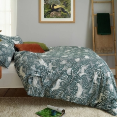 Deyongs Woodland Folk Duvet Set Green