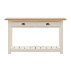 Erin 2 Drawer Console Table White