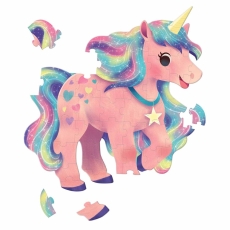 Crocodile Creek 48pc Jumbo Puzzle/Unicorn