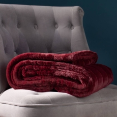 Paoletti Empress Throw 130X180cm Ruby