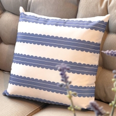 Mountain Blue Square Scatter Cusion