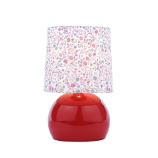 Laura Ashley Knowlton Table Lamp Pink Crackle Glaze With Shade