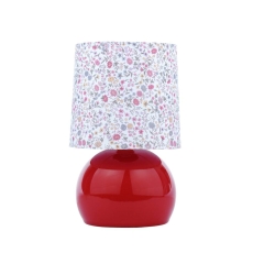 Laura Ashley Knowlton Table Lamp Pink Crackle Glaze With Shade