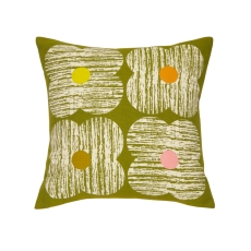Orla Kiely Textured Flower 45cm Cushion Moss