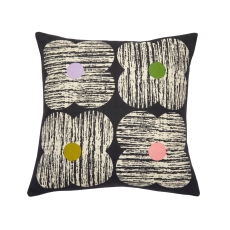 Orla Kiely Textured Flower 45cm Cushion Slate