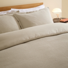 MADE Cosy Waffle Duvet Set Oatmeal