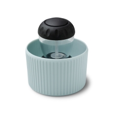 Zeal Dish Brush In Holder Duck Egg Blue Dish Black Brush