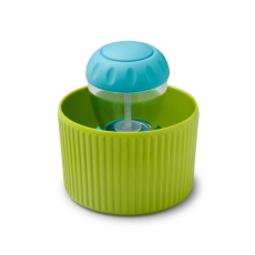 Zeal Dish Brush In Holder Lime Dish Aqua Brush