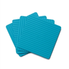 Zeal Silicone Coasters Set Of 4 Aqua