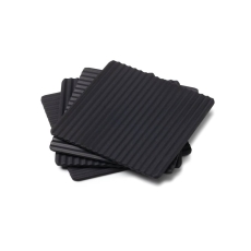 Zeal Silicone Coasters Set Of 4 Black
