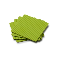 Zeal Silicone Coasters Set Of 4 Neon Lime