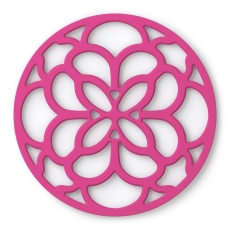 Zeal Circular Trivet Mat Neon Pink