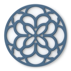 Zeal Circular Trivet Mat Provence Blue