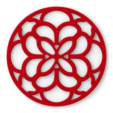 Zeal Circular Trivet Mat Red