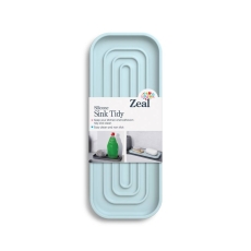 Zeal Silicone Sink Tidy Duck Egg Blue