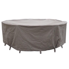 Morston 140cm Round Table Set Cover Khaki