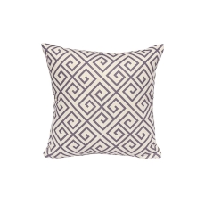 Cocoa Greek Key Scatter Cushion