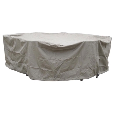 Morston 220cm x 145cm Elliptical Table Set Cover Khaki
