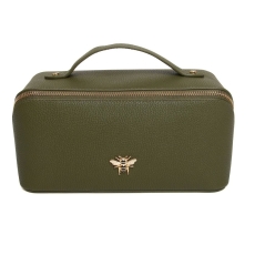 Alice Wheeler London Olive Mini Train Case Spr