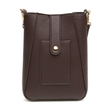 Alice Wheeler London Chocolate Kensington Phone Cross Body Bag