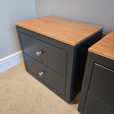 Mayfair 2 Drawer Bedside (Ipswich)