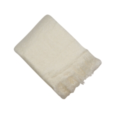 Serena Mohair Throw Ivory 130cm x 180cm