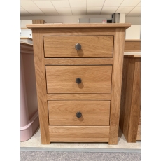 Oxford 3 Drawer Bedside (Bury St Edmunds)