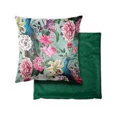 Peacock Blossom 46cm Cushion Duck Egg