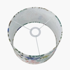 Porcelaine De Chine Drum Shade Cobalt 14"