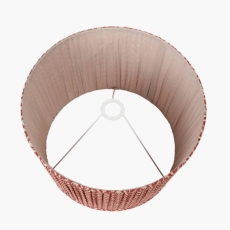 Vienna Red Chevron Mushroom Pleat Shade 30cm