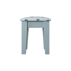 Solar Upholstered Bedroom Stool with Tapered Legs