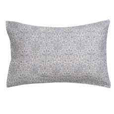 Morris At Home Flower Pot Standard Pillowcase Pair Indigo-Raspberry
