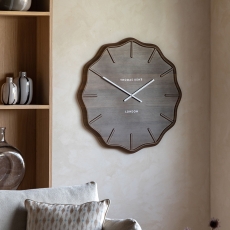 Thomas Kent Harley Dark Cedar Clock 28"