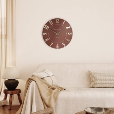 Thomas Kent 12" Mulberry Wall Clock Auburn