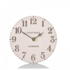 Thomas Kent 6" Arabic Mantel Clock Shy Pink