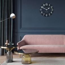 Thomas Kent 12" Arabic Wall Clock Ink