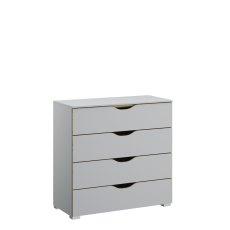 Lincoln 4 Drawer Chest Silk Grey