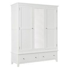 Hamilton Triple Wardrobe White